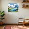 Glacier National Park Paint by Number, Grinnell Lake Paint by Numbers for Adults, Mountains Canvas Wall Art, Glacier Poster Home Wall Decor - Snow Mountain Landscape(16x20inch, No Frame)